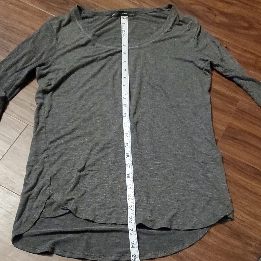 White House Black Market Long Sleeve Crewneck Top - Picture 5 of 7